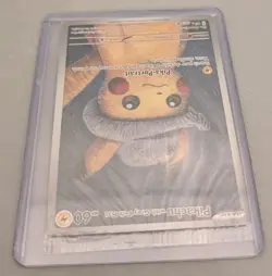 Pikachu With Grey Felt Hat 085 Promo Pokemon Van Gogh Card Sealed In Package - Image 2