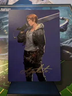 Squall, SeeD Mercenary Art Card Gold-Stamped Signature Art Series: FINAL FANTASY - Image 1