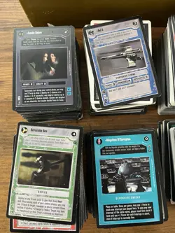 Mixed Lot Of 1400 Star Wars CCG Cards, Rare Sets, Death Star II, Tatooine - Image 2