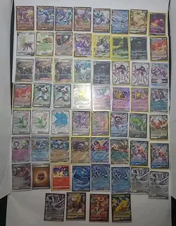 Pokemon Card Lot Of 60 Cards - V CARDS, EX, Trainers Galleries And More Lp+ - Image 1