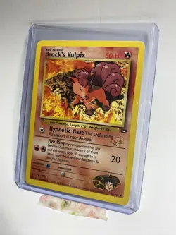 Pokemon Trading Card Brock's Vulpix Gym Challenge 37/132 W Promo Stamp - Image 2