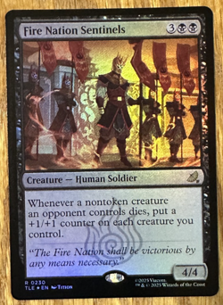 MTG: Avatar: The Last Airbender Eternal-Legal, Fire Nation Sentinels - Foil - Image 1