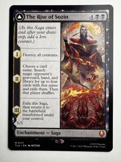 The Rise of Sozin Fire Lord Sozin #117 - MTG Avatar TLA Mythic Saga Boardwipe - Image 1