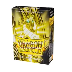 Dragon Shield: Matte Sleeves Japanese - Yellow (60ct) - Image 1