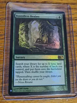 MTG Boundless Realms Foil The List Mystery Booster LP X1 Magic The Gathering - Image 1