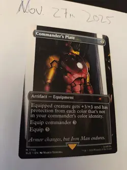 MTG Commander's Plate (1733) Marvel Secret Lair Drop Regular Rare NM - Image 1