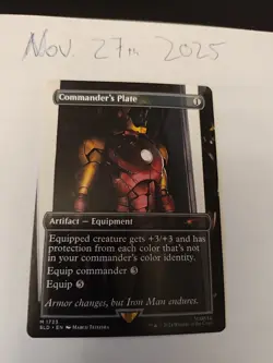 MTG Commander's Plate (1733) Marvel Secret Lair Drop Regular Rare NM - Image 2