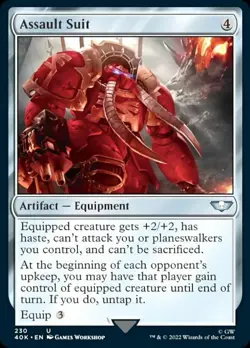 4 x Assault Suit - Universes Beyond: Warhammer 40,000 - NM-Mint - MTG - Image 1