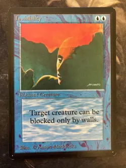 *** BETA Invisibility *** NM-Mint! - DUTY FREE - Magic MtG - Image 1