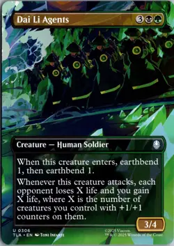 Dai Li Agents (Borderless) U Avatar: The Last Airbender 306 NM - Image 1