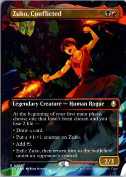 Zuko, Conflicted (Borderless) R Avatar: The Last Airbender 302 NM - Image 1