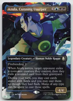Azula, Cunning Usurper (Borderless) R Normal Avatar: The Last Airbender 303 NM - Image 1