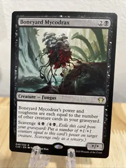 MTG Boneyard Mycodrax Regular #040/323 Commander 2020 Rare C20 NM/M - Image 1