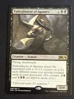 1x Embodiment of Agonies (098) Core Set 2020 M20 LP MTG Magic the Gathering x1 - Image 1