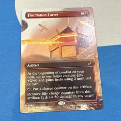 MTG Fire Nation Turret (Borderless) [Avatar: The Last Airbender: Eternal-Legal] - Image 1