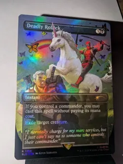 MTG Deadly Rollick (Rainbow Foil) Secret Lair Drop Foil - Image 1