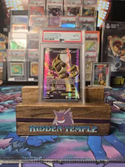 2016 Pokemon XY Fates Collide Alakazam EX FULL ART #117 PSA 8 NM-MT - Image 1