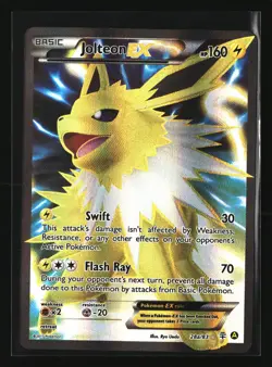 Pokemon JOLTEON EX 28a/83 Alternate Full Art (2017 Generations) NM/Near Mint - Image 1
