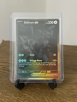 Zekrom EX BWR 172/086 English SV Black Bolt Pokemon TCG Black/ White Super Rare - Image 2