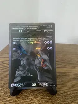 Zekrom EX BWR 172/086 English SV Black Bolt Pokemon TCG Black/ White Super Rare - Image 3
