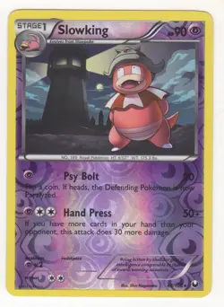 Pokemon Black & White Dark Explorers SLOWKING Reverse Holo 49/108 NM - Image 1