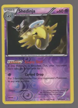 Pokemon Dragons Exalted SHEDINJA Reverse Holo 48/124 NM - Image 1