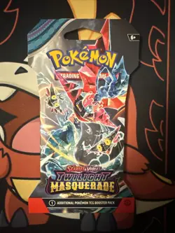 Pokemon Scarlet & Violet Twilight Masquerade Sleeved Booster Pack - Image 1