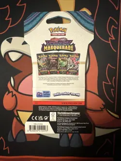 Pokemon Scarlet & Violet Twilight Masquerade Sleeved Booster Pack - Image 2