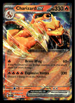 ✅ Charizard EX 006/165 Pokemon Scarlet & Violet 151 English NEAR MINT ✅ - Image 1