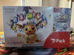 Pokemon Prismatic Evolutions Elite Trainer Box & Booster Bundle - Costco 2 Pack - Image 1