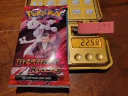 22.58g (Heavy for Lot) Destined Rivals Pokemon Booster Pack - Sealed #293 - Image 1