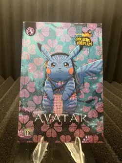 Avatar (Pikachu) #E9 - Pink Holo Box Hit Electric Pikachu Cosplay - Pokemon - Image 1
