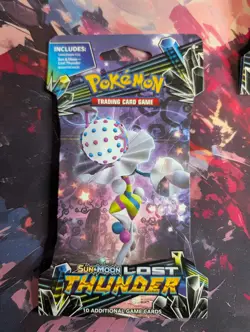 Pokemon Sun & Moon Lost Thunder Sleeved Booster Blacephalon FACTORY SEALED - Image 1