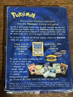 Pokemon FACTORY SEALED Base Set 2-Player Starter Set WOTC 1999 - Image 3