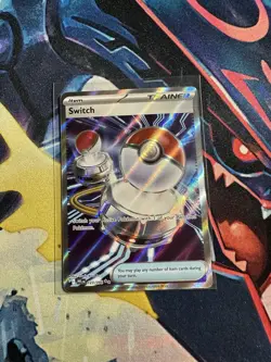 Switch Full Art Trainer #123 Pokemon Phantasmal Flames NM - Image 1