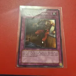 Yu-Gi-Oh Trap Dustshoot PGD-049! 1st Edition Common MP/CREASED! - Image 1