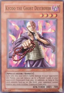 Kycoo the Ghost Destroyer Yu-Gi-Oh! LON-E062 Super Rare - Image 1