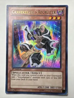 Gravekeeper’s Recruiter - LP - LCYW-EN193 - Ultra Rare - 1st Edition - Image 1