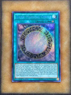 Yugioh Dark Magical Circle MP17-EN100 Secret Rare 1st Ed NM - Image 1