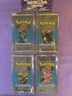 Empty Aquapolis Complete Artwork Set Pokemon Card Opened Packs - Image 1