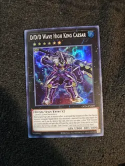 D/D/D Wave High King Caesar OP24-EN009 Super Rare Yugioh Card - Image 1