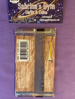 Empty 1st Edition Scizor artwork Neo Discovery Set Pokemon Card Opened Pack - Image 2