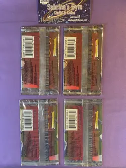 Empty Neo Genesis wrappers Neo Genesis artwork complete Pokemon Card Opened Pack - Image 2