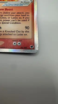 Latias ex 95/101 Ultra Rare Holo EX Dragon Frontiers Pokemon Card Vintage MP - Image 5