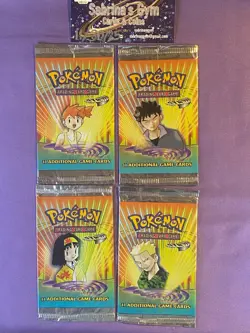 Empty Gym Heroes Complete Artwork Set Pokemon Card Opened Packs - Image 1
