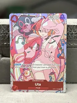 One Piece Card Game Uta OP01-005 Rare Alternate Art English Edition - Image 1