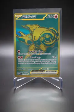 Chi-Yu ex Gold Holo 241/091 PAF EN Secret Rare Pokemon Card NM Mint - Image 1