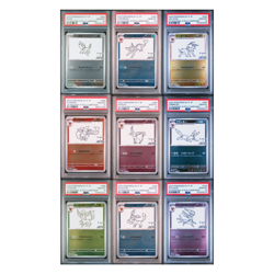Set of 9 PSA10 Complete YU NAGABA Eevee’s Promo Special Pokemon Card Japan - Image 1