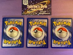 Shadowless Ponyta Charmander Growlithe Base Set Pokemon Card - Image 2