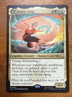 Avatar Aang - Mythic - Avatar: The Last Airbender Regular MTG #207 - Image 1